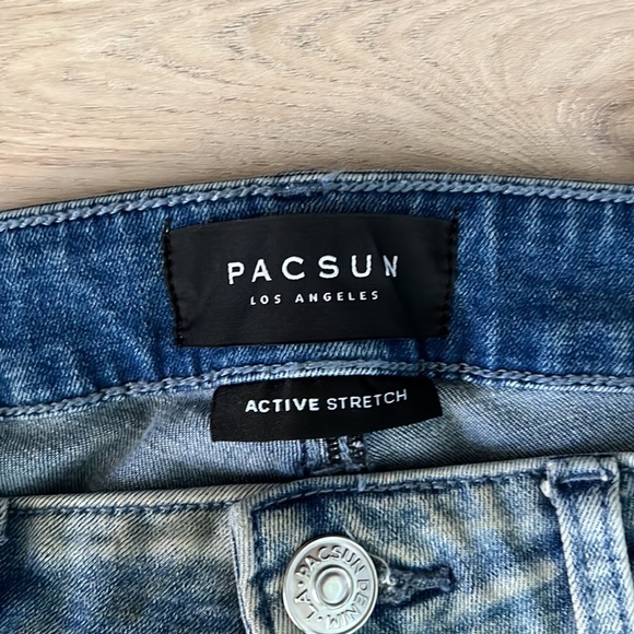 PacSun light wash skinny jeans 34x32 - Picture 3 of 6